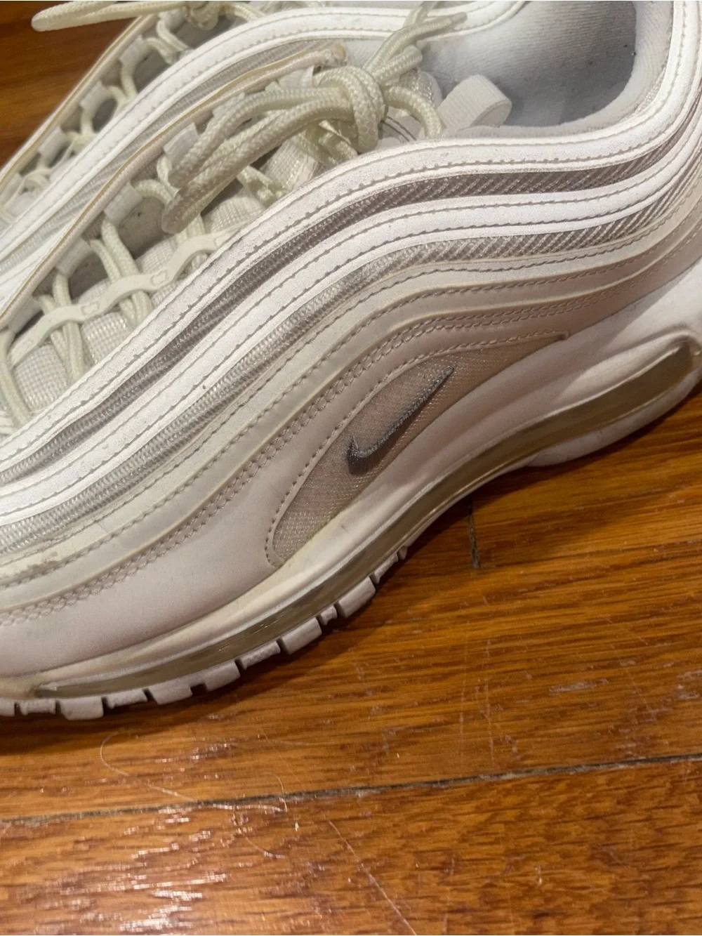 Nike Air Max 97 in Cream and Silver Reflective